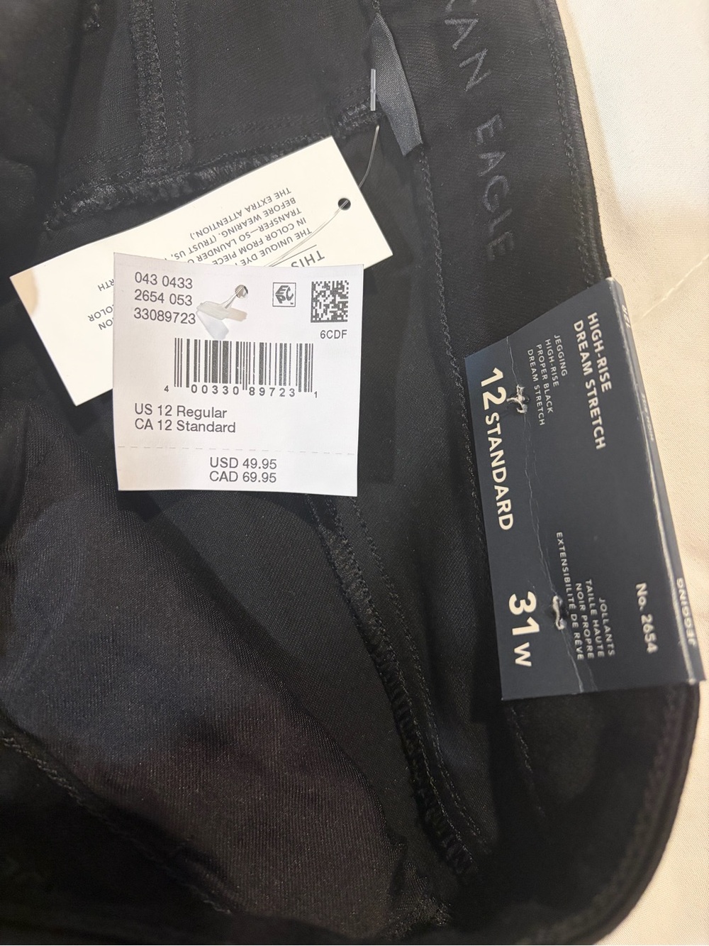 American Eagle Outfitters Black Skinny Jeans - Picture 6 of 7